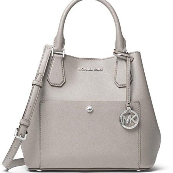 Michael Kors Greenwich Saffiano Leather Satchel - Picture 1 of 6
